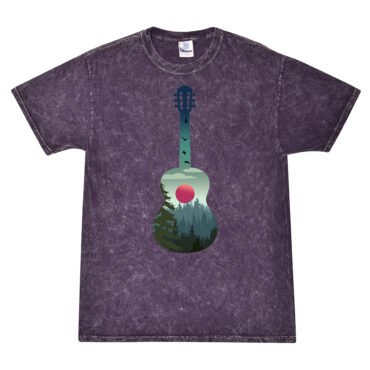 Guitar Pines Outdoors Mineral Wash Shirt - Purple