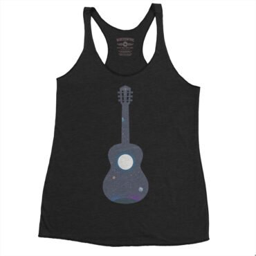 Guitar Moon Racerback Tank - Women's - Black