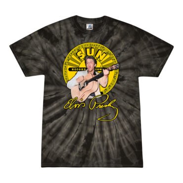 Elvis Presley 1955 Tie-Dye T-Shirt - Black - 5XL