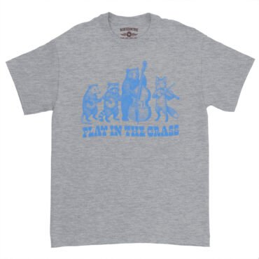Play In the Grass Bluegrass T-Shirt - Heavy Cotton - Athletic Heather