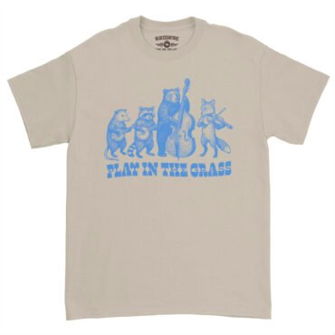 Play In the Grass Bluegrass T-Shirt - Heavy Cotton - Sand