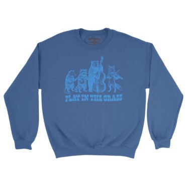 Play In the Grass Bluegrass Crewneck Sweatshirt - Royal
