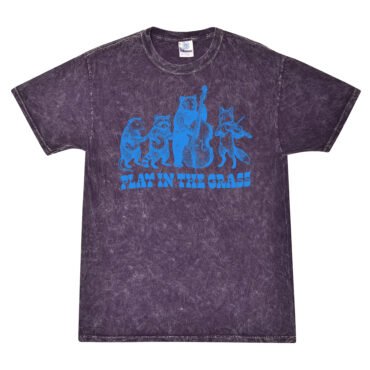 Play In the Grass Bluegrass Mineral Wash Shirt - Purple