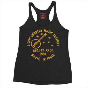Silvis Country Music Festival Racerback Tank - Women's - Black