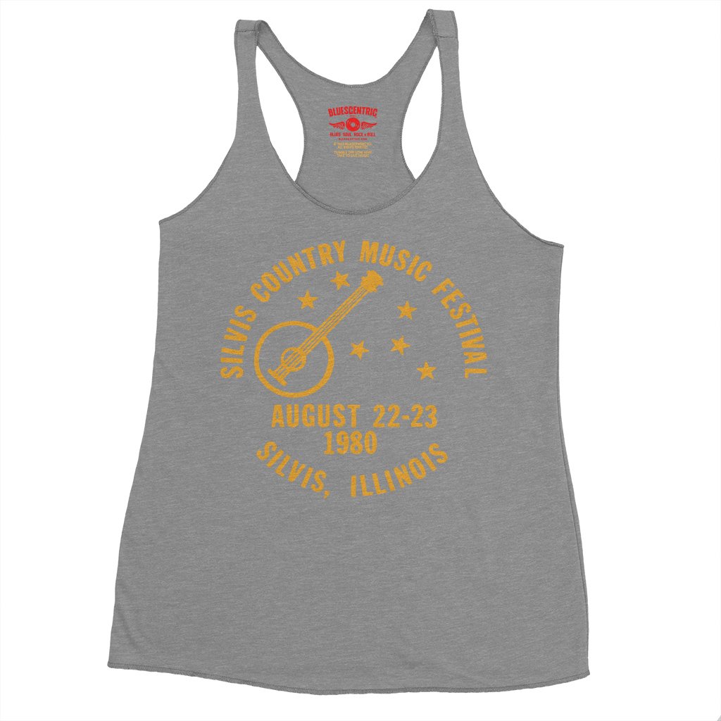 Silvis Country Music Festival Racerback Tank - Women's - Premium Heather