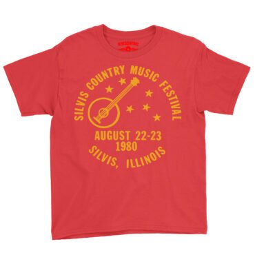 Silvis Country Music Festival Youth T-Shirt - Lightweight Children & Toddlers - Red