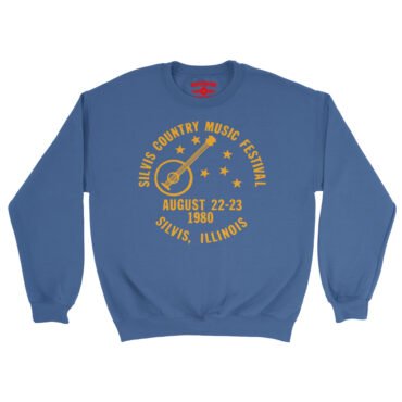 Silvis Country Music Festival Crewneck Sweatshirt - Royal