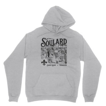 Soulard Neighborhood Hooded Pullover Jacket - Ash