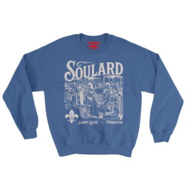Soulard Neighborhood Crewneck Sweatshirt - Royal