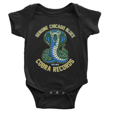 Cobra Records Genuine Chicago Blues Baby Onesie - Black