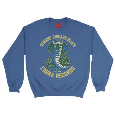 Cobra Records Genuine Chicago Blues Crewneck Sweatshirt - Royal