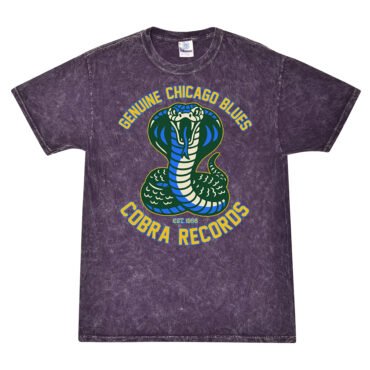 Cobra Records Genuine Chicago Blues Mineral Wash Shirt - Purple