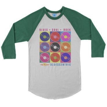 Bluescentric Pop Culture Vinyl Baseball T-Shirt in default