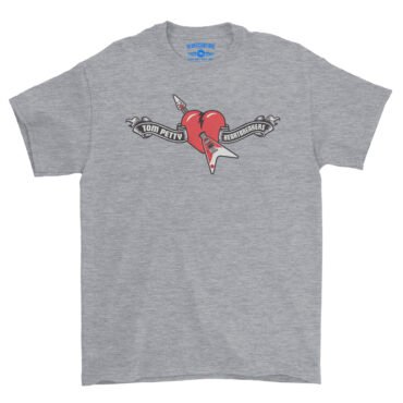 Tom Petty Hard Lines Logo T-Shirt - Heavy Cotton - Athletic Heather