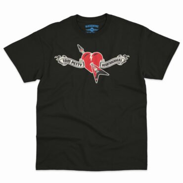 Tom Petty Hard Lines Logo T-Shirt - Men's Big & Tall - Black