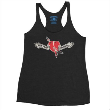 Tom Petty Hard Lines Logo Racerback Tank - Women's - Black
