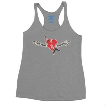 Tom Petty Hard Lines Logo Racerback Tank - Women's - Premium Heather