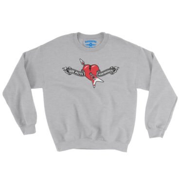 Tom Petty Hard Lines Logo Crewneck Sweatshirt - Grey Heather