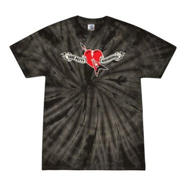 Tom Petty Hard Lines Logo Tie-Dye T-Shirt - Black - Black