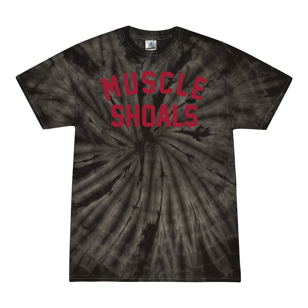 Muscle Shoals Tie-Dye T-Shirt - Black - Black