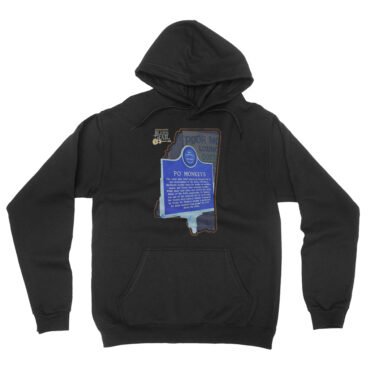Po Monkeys Mississippi Blues Trail Hooded Pullover Jacket - Black