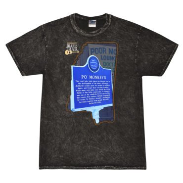 Po Monkeys Mississippi Blues Trail Mineral Wash Shirt - Black - Black