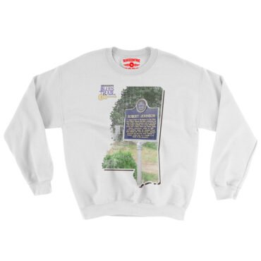 Robert Johnson Mississippi Blues Trail Crewneck Sweatshirt - White