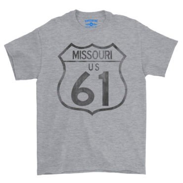 Highway 61 Missouri T-Shirt - Heavy Cotton - Athletic Heather