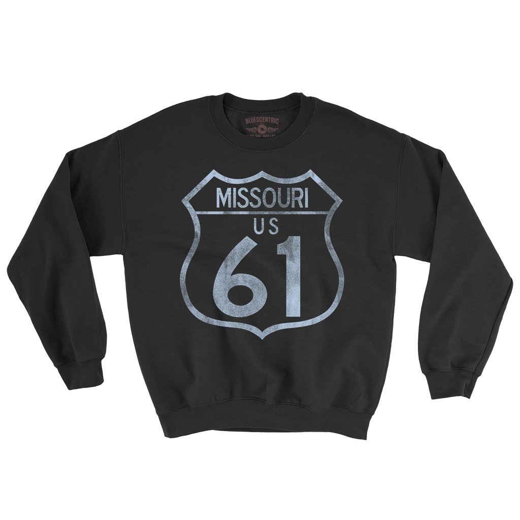 Highway 61 Missouri Crewneck Sweatshirt - Black