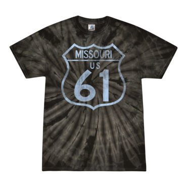 Highway 61 Missouri Tie-Dye T-Shirt - Black - Black