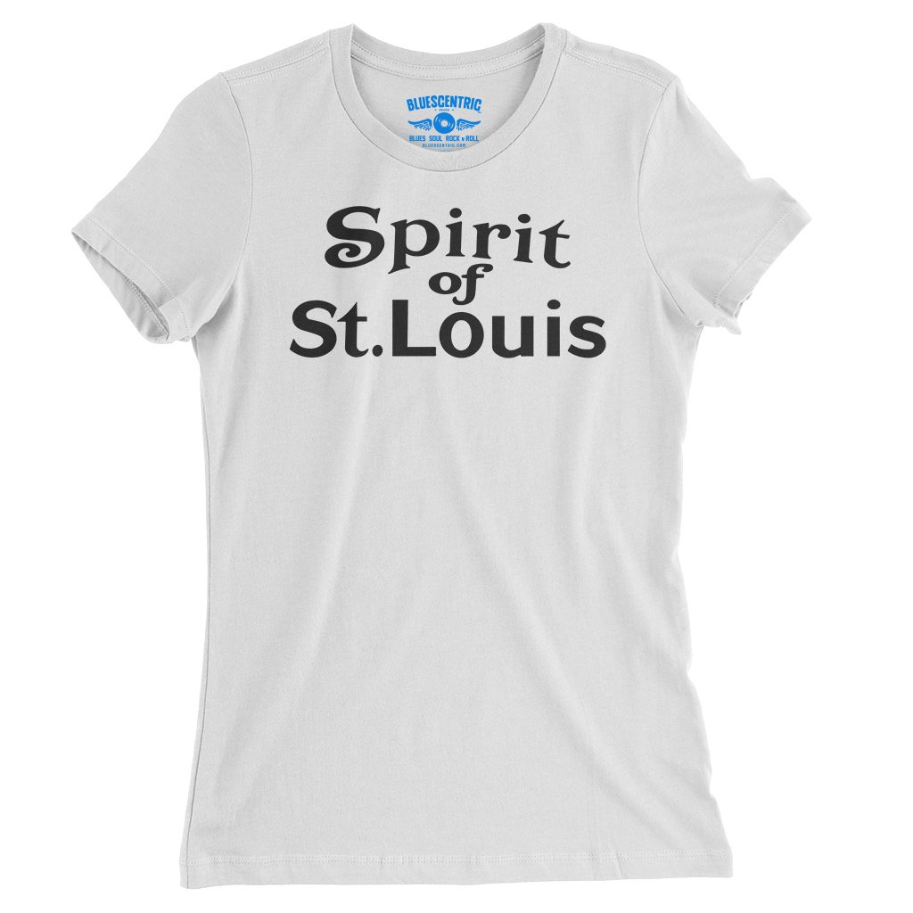 Spirit of St Louis Ladies T-Shirt - Relaxed Fit - White