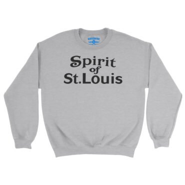 Spirit of St Louis Crewneck Sweatshirt - Grey Heather