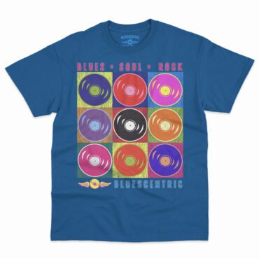 Bluescentric Pop Culture Vinyl T-Shirt - Men's Big & Tall - Royal