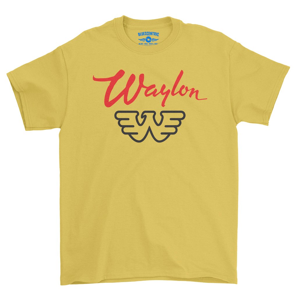 Waylon Jennings Logo T-Shirt - Heavy Cotton - Daisy