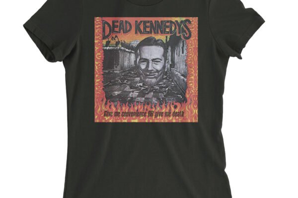 Dead Kennedys Give Me Convenience or Give Me Death Ladies T-Shirt - Relaxed Fit - Vintage Black