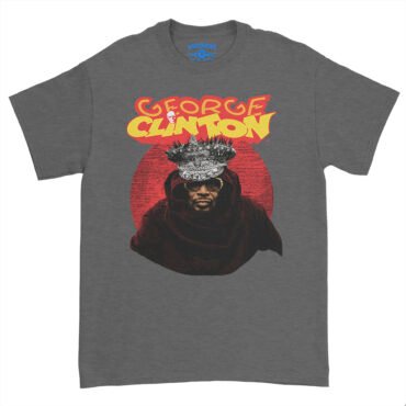 George Clinton Funky Crown T-Shirt - Heavy Cotton - Dark Heather