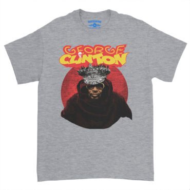 George Clinton Funky Crown T-Shirt - Heavy Cotton - Athletic Heather