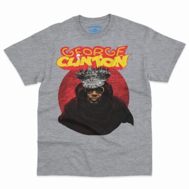George Clinton Funky Crown T-Shirt - Men's Big & Tall - Athletic Heather
