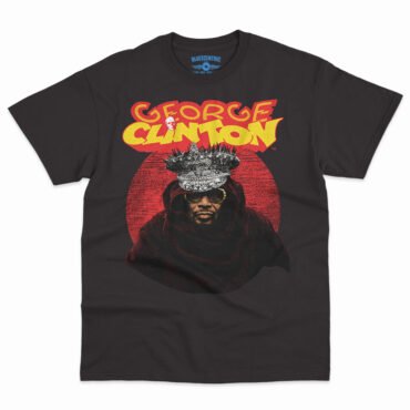 George Clinton Funky Crown T-Shirt - Men's Big & Tall - Black