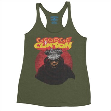George Clinton Funky Crown Racerback Tank - Women's - Military Green