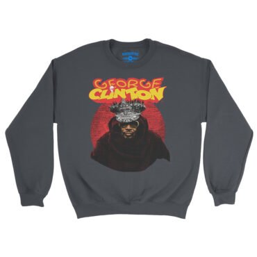George Clinton Funky Crown Crewneck Sweatshirt - Navy