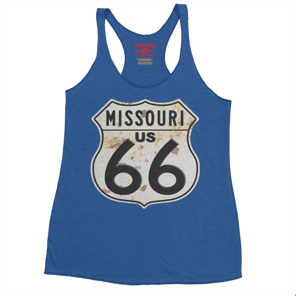 Route 66 Missouri Racerback Tank - Women's - Vintage Royal