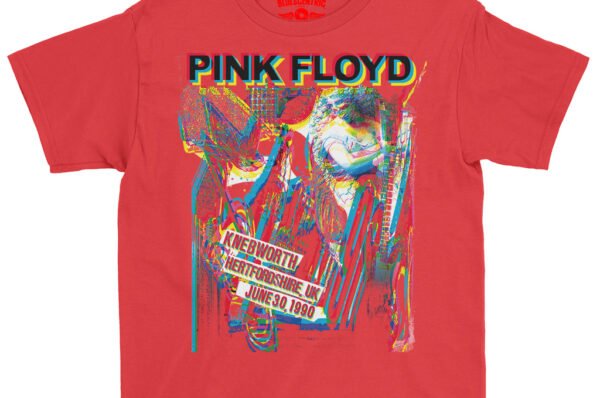 Pink Floyd Knebworth 1990 Youth T-Shirt - Lightweight Children & Toddlers - Red