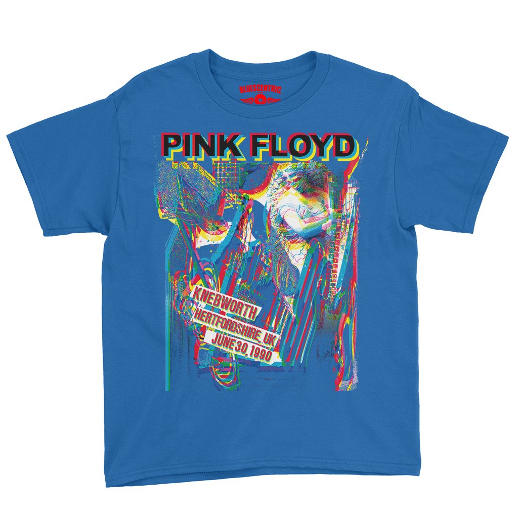 Pink Floyd Knebworth 1990 Youth T-Shirt - Lightweight Children & Toddlers - Blue