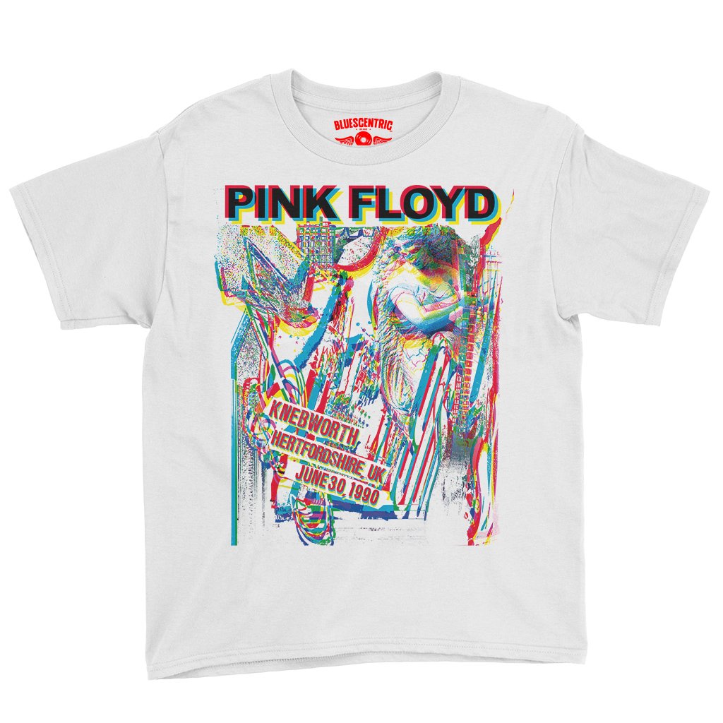 Pink Floyd Knebworth 1990 Youth T-Shirt - Lightweight Children & Toddlers - White