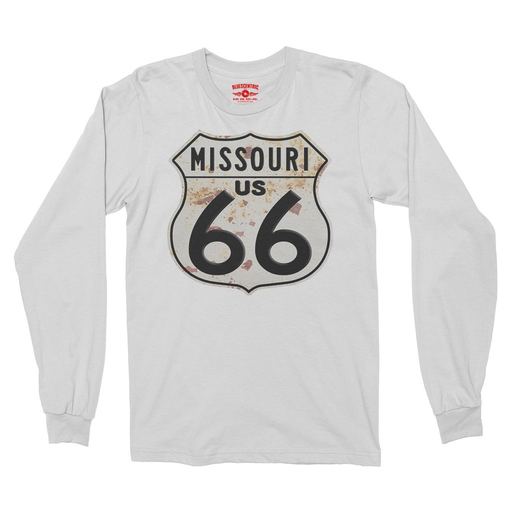 Route 66 Missouri Long Sleeve T-Shirt - White