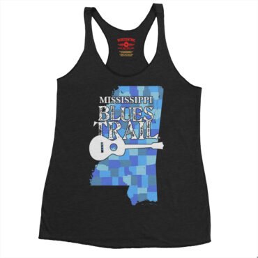 Mississippi Blues Trail Counties Racerback Tank - Women's - Black