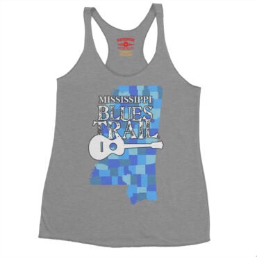 Mississippi Blues Trail Counties Racerback Tank - Women's - Premium Heather