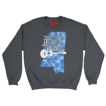 Mississippi Blues Trail Counties Crewneck Sweatshirt - Navy