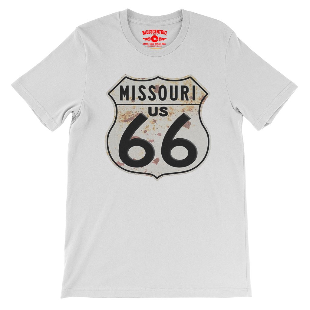 Route 66 Missouri T-Shirt - Lightweight Vintage Style - White